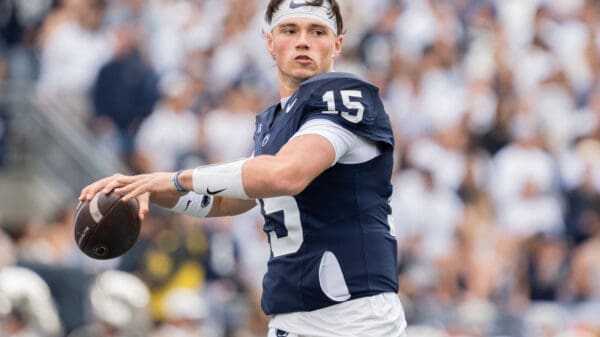 Penn State coach James Franklin talked about one thing QB Drew Allar is still struggling with.