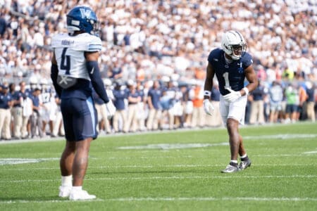 This will be Kyron Hudson's first White Out experience at Penn State