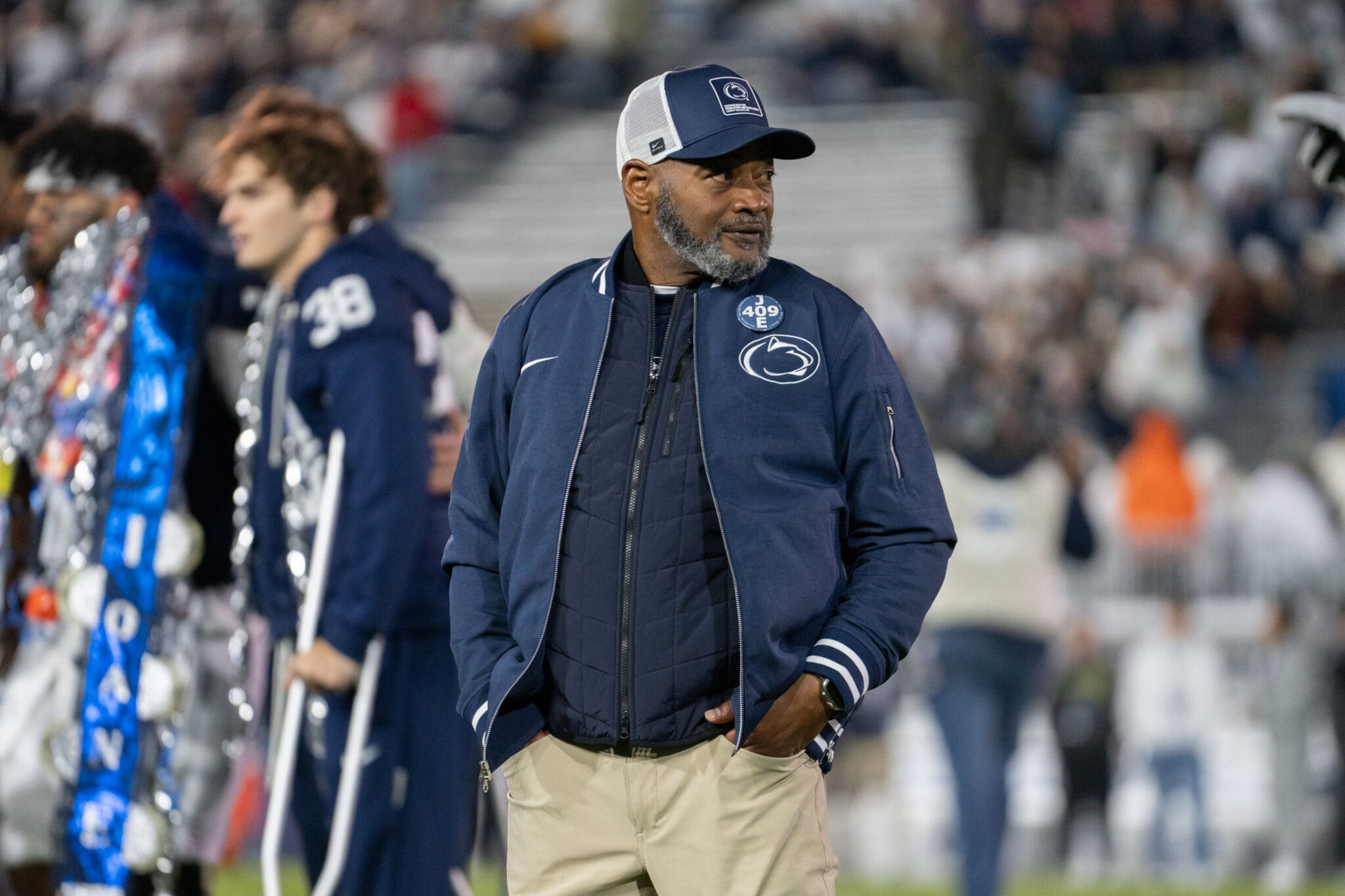 Terry Smith told media why he stayed at Penn State.