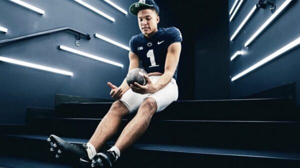 Penn State Football two-way commit Josiah Zayas. Image courtesy of Josiah Zayas' Instagram account.